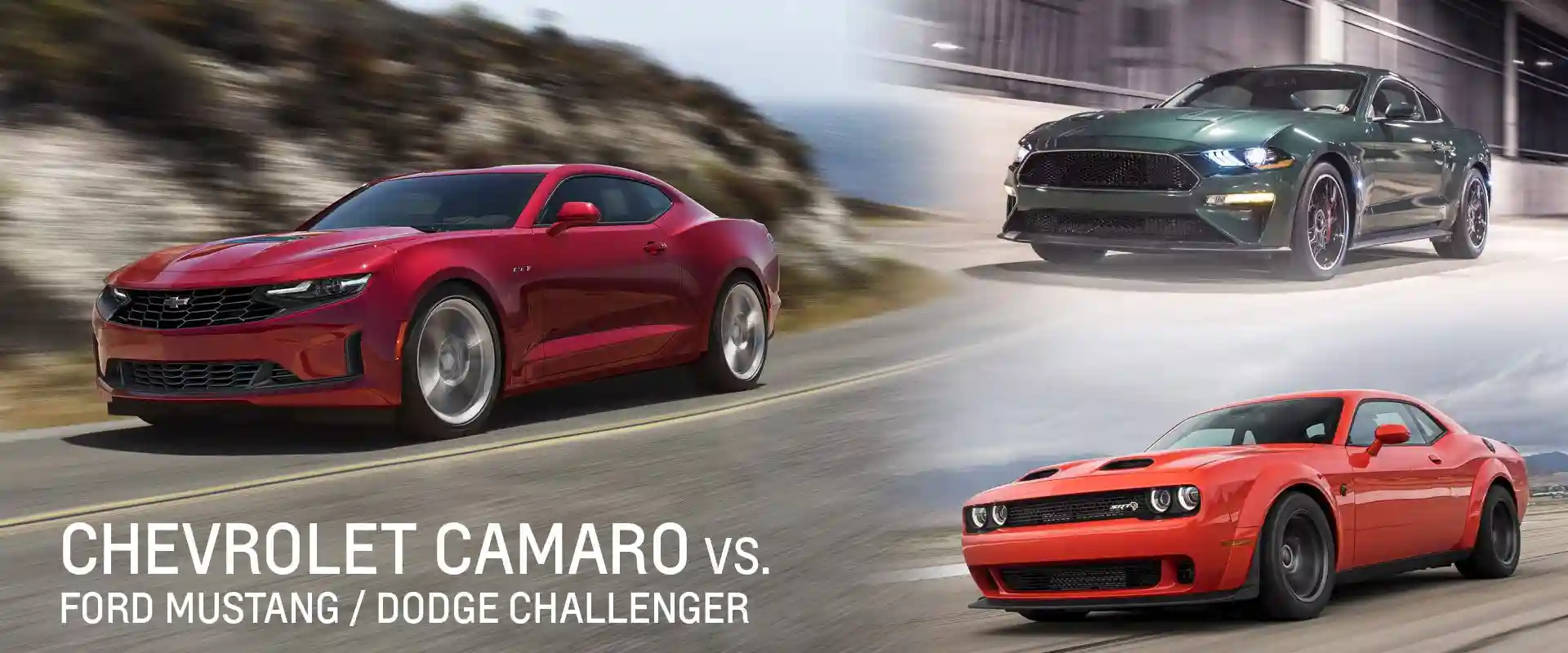Ford Mustang vs Dodge Challenger vs Chevrolet Camaro: Детальний Огляд та Порівняння
