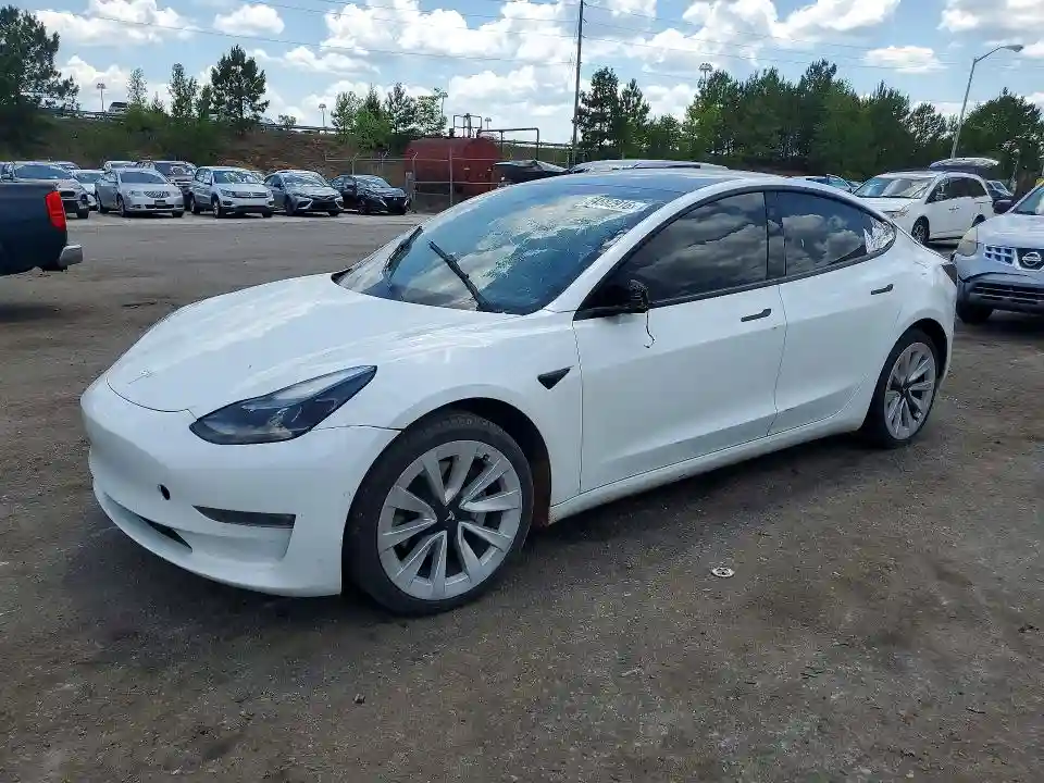 5YJ3E1EB6NF103222 2022 TESLA MODEL 3-0