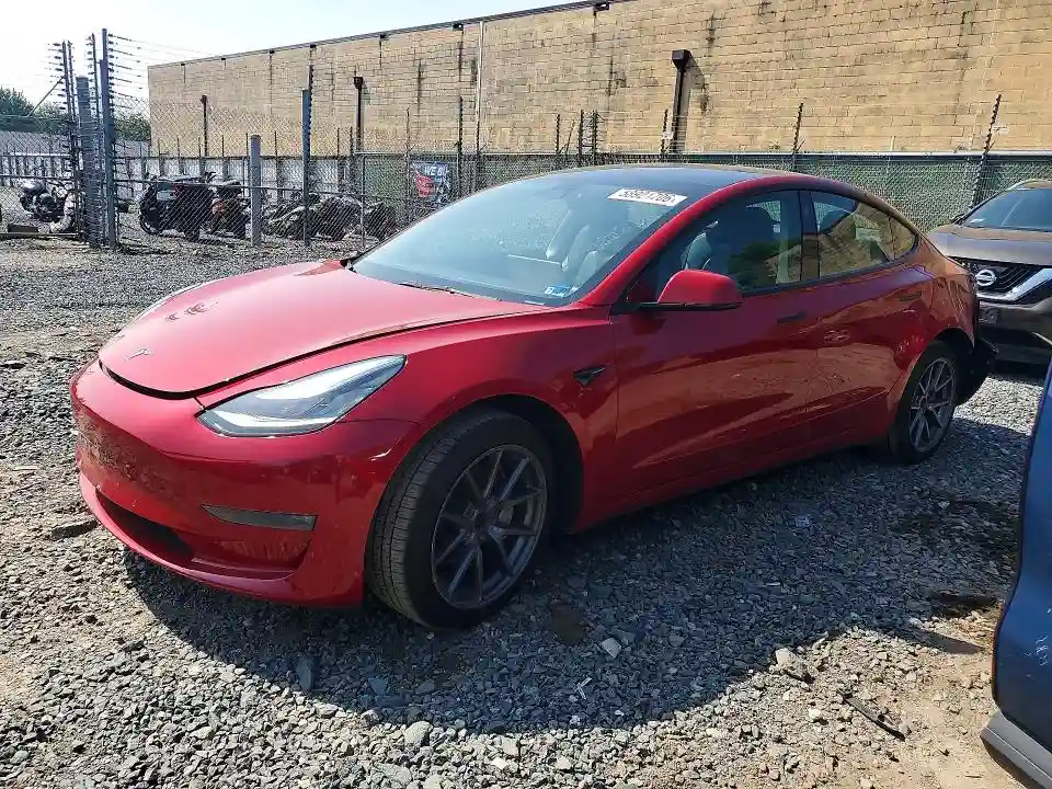 5YJ3E1EB4NF285776 2022 TESLA MODEL 3-0